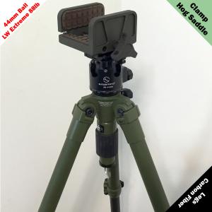 Hog Saddle Carbon Fiber Pig Lite Tripod LW Extreme 44mm 88lb ball complete kit