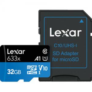 Lexar Class 10 32GB Micro SD card with adapter