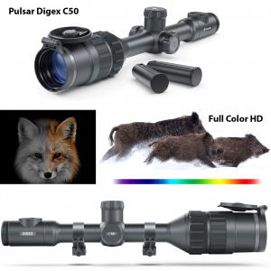 Pulsar Digex C50 3.5-14 Digital color day and night riflescope PL76635L