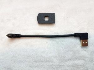 Sightmark Wraith HD 4-32x50 short cord and port cap for external battery kit